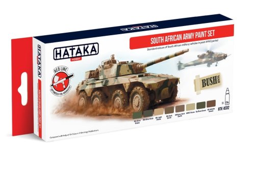 Przejdź do produktu HATAKA AS92 - Zestaw farb South African Army