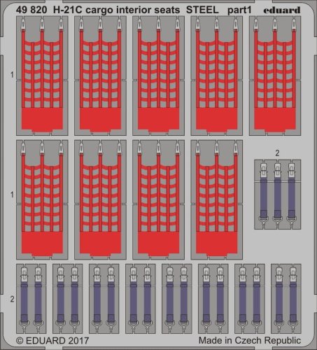 Przejdź do produktu EDUARD 49820 - 1:48 H-21C cargo interior seats - Steel