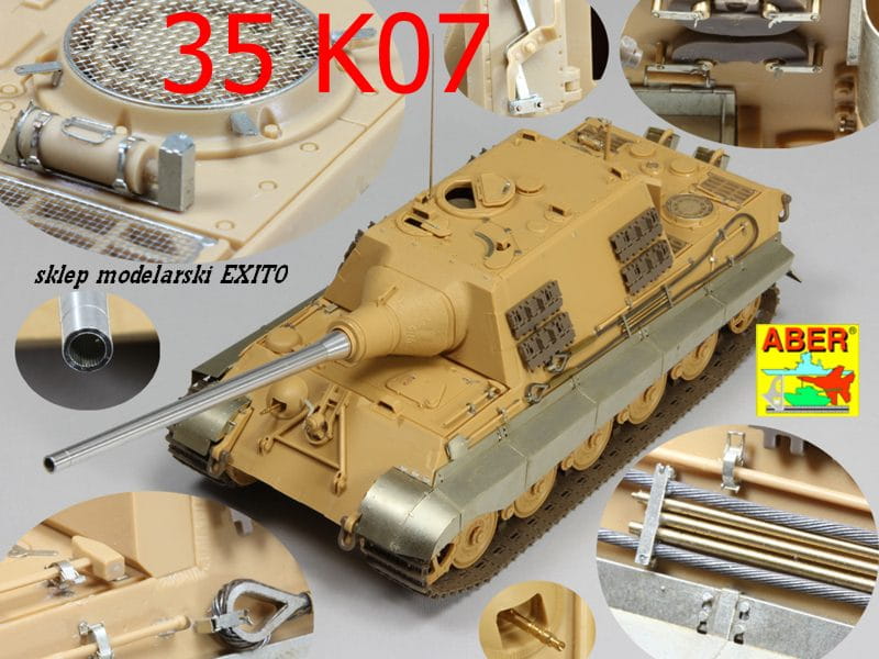 Przejdź do produktu ABER 35K07 - 1:35 Panzerjager Jagdtiger (Sd.Kfz.186)