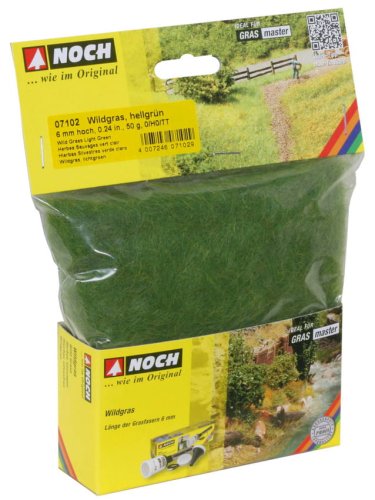 Przejdź do produktu NOCH 07102 - Wild Grass Light Green - Posypka 50 g ( 6 mm )