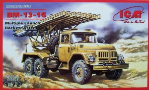 ICM 72814 - 1:72 BM-13-16,  Multiple Launch Rocket System on ZiL-131 base
