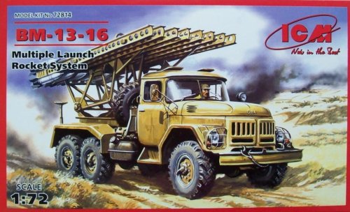 Przejdź do produktu ICM 72814 - 1:72 BM-13-16,  Multiple Launch Rocket System on ZiL-131 base