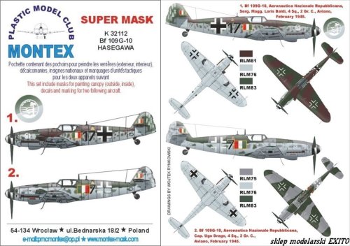 Przejdź do produktu MONTEX K32112 - 1:32 Bf-109 G10