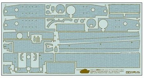 Przejdź do produktu TAMIYA 12647 - 1:35 Tiger Mid/Late Production - Zimmerit Coating Sheet