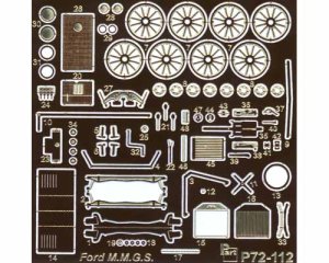 PART P72112 - 1:72 Ford T M.M.G.S.