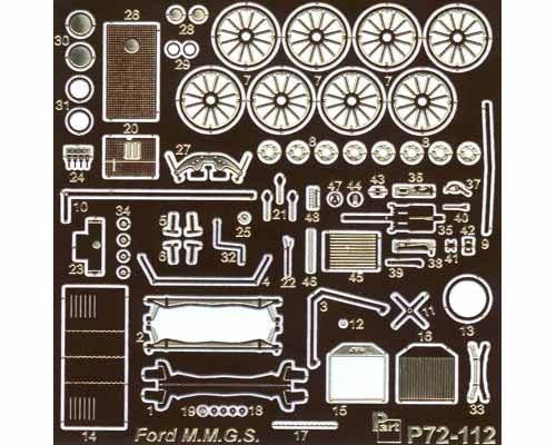 Przejdź do produktu PART P72112 - 1:72 Ford T M.M.G.S.
