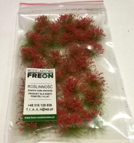 Przejdź do produktu FREON KW712C - Kępy kwiatów czerwone 7-12 mm