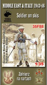 TORO MODEL 35F88 - 1:35 Middle East & Italy 1943-46 - Żołnierz na nartach