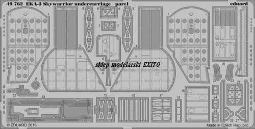 Przejdź do produktu EDUARD 49762 - 1:48 EKA-3 Skywarrior undercarriage
