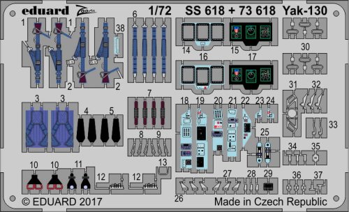 Przejdź do produktu EDUARD SS618 - 1:72 Yak-130