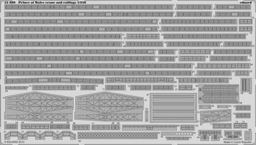 Przejdź do produktu EDUARD 53089 - 1:350 Prince of Wales cranes and railings