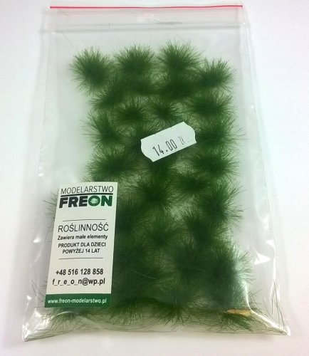 Przejdź do produktu FREON KT712C - Kępy trawy ciemna zieleń 7-12 mm