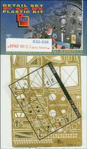 Przejdź do produktu PART S32036 - 1:32 Spad VII C.1 early, French