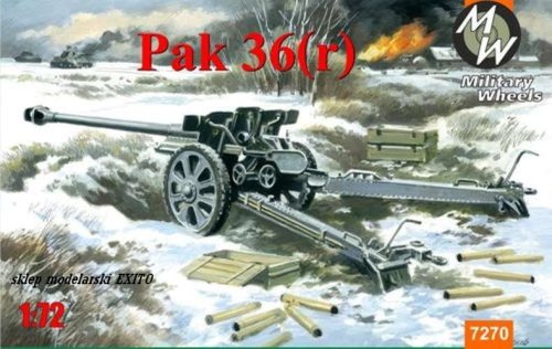 Przejdź do produktu MILITARY WHEELS 7270 - 1:72 PaK 36(r)