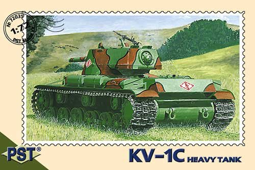 Przejdź do produktu PST 72035 - 1:72 KV-1C Heavy Tank