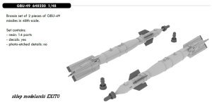 EDUARD 648220 - 1:48 GBU-49