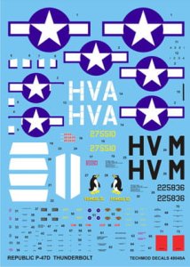 TECHMOD 48048 - 1:48 Republic P-47D Thunderbolt