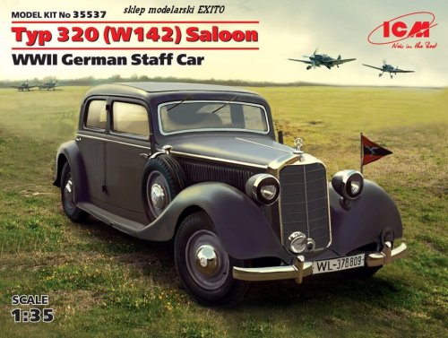 Przejdź do produktu ICM 35537 - 1:35 Typ 320 (W142) Saloon  WWII German Staff Car