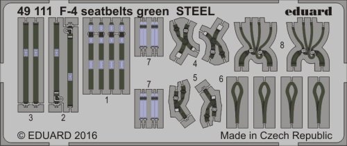 Przejdź do produktu EDUARD 49111 - 1:48 F-4 seatbelts green - Steel
