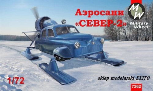 Przejdź do produktu MILITARY WHEELS 7262 - 1:72 Soviet aerosan Sever-2