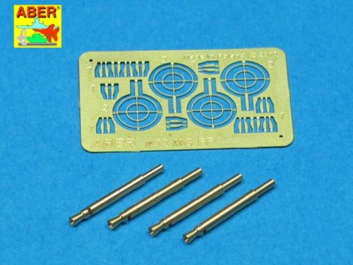 Przejdź do produktu ABER A32008 - 1:32 Set of 4 barrels for German Oerlikon 20mm MG FF