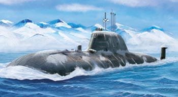 Przejdź do produktu BRONCO NB 5020 - 1:350 Russian Akula Class II Submarine K335 Giepard