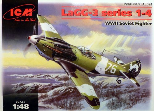 Przejdź do produktu ICM 48091 - 1:48 LaGG-3 series1-4, WWII Soviet Fighter