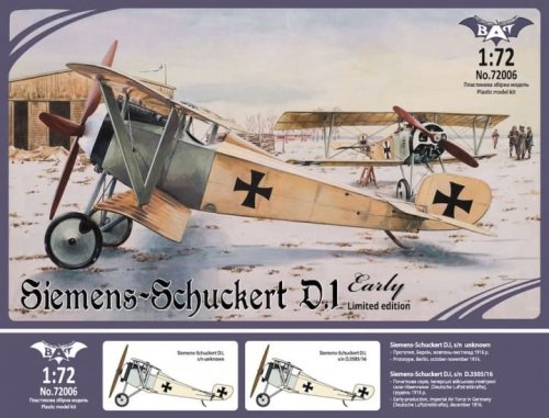 Przejdź do produktu BAT 72006 - 1:72 Siemens-Schuckert D.1 early