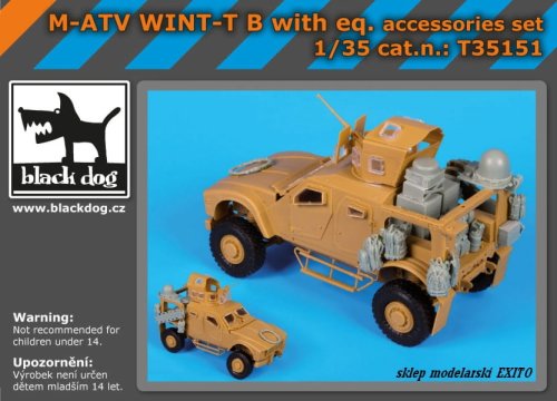 Przejdź do produktu BLACK DOG T35151 - 1:35 M-ATV WINT-T B with equipment accessories set