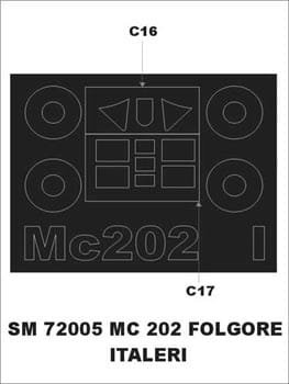 Przejdź do produktu MONTEX SM72005 - 1:72 Macchi C.202