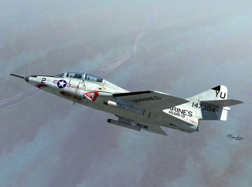 Przejdź do produktu SWORD 72101 - 1:72 TF-9J Twogar Vietnam / Blue Angels