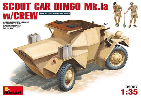 Przejdź do produktu MINIART 35087 - 1:35 Scout Car Dingo Mk 1a w/crew
