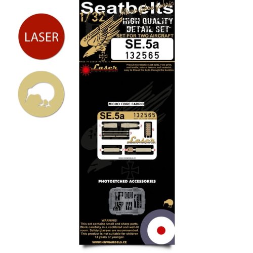 Przejdź do produktu HGW 132565 - 1:32 SE.5a seatbelts