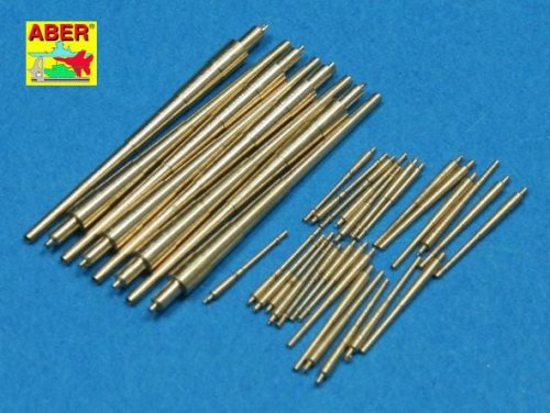 Przejdź do produktu ABER 1:700L-31  - 1:700 Zestaw luf do pancerników klasy Bismarck 380mm x 8; 150mm x 12; 105mm x 16