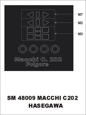 Przejdź do produktu MONTEX SM48009 - 1:48 Macchi C.202