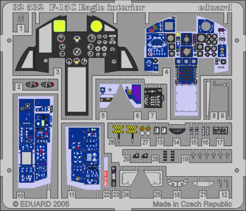 Przejdź do produktu EDUARD 32532 - 1:32 F-15C interior
