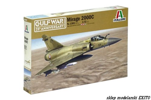 Przejdź do produktu ITALERI 1381 - 1:72 Mirage 2000C - Gulf War