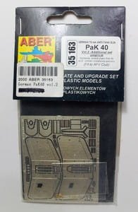 ABER 35163 - 1:35 German 75mm Antitank Gun PaK 40 vol.2 -Additional set Armour