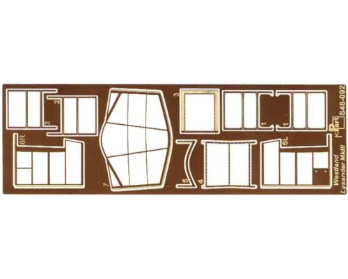 Przejdź do produktu PART S48092 - 1:48 Westland Lysander canopy frames