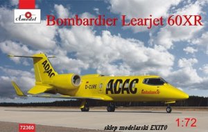 AMODEL 72360 - 1:72 Bombardier Learjet 60XR