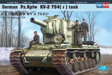 Przejdź do produktu HOBBY BOSS 84819 - 1:48 German Pz.Kpfw KV-2 754( r ) tank
