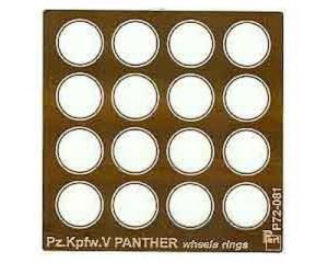 PART P72081 - 1:72 Rings for wheels for Panther A/D/G
