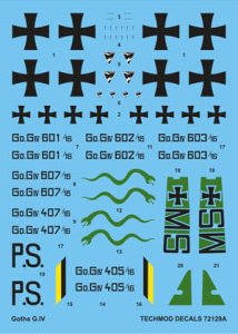TECHMOD 72129 - 1:72 Gotha G.IV