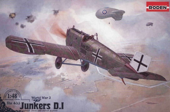 Przejdź do produktu RODEN 433 - 1:48 Junkers D.I early