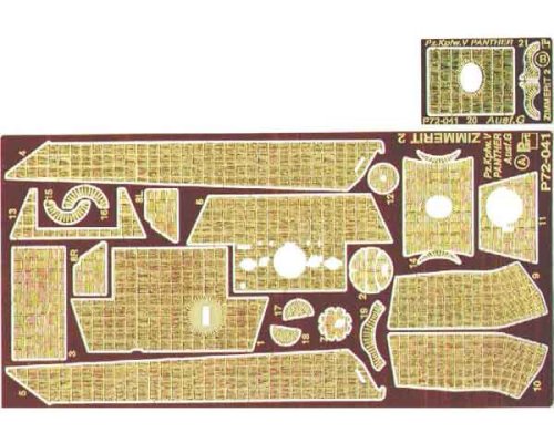 Przejdź do produktu PART P72041 - 1:72 Panther Ausf.G Zimmerit 2