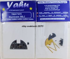 YAHU YMA7205 - 1:72 Hawker Hurricane Mk.I tablica przyrządów