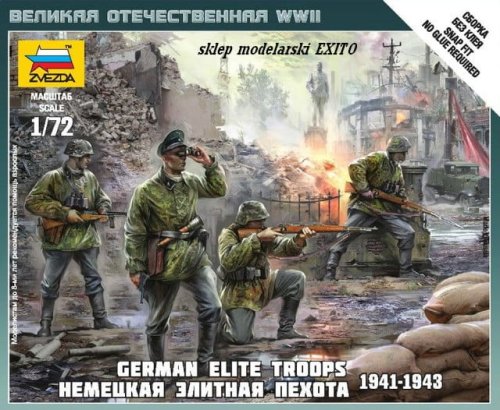 Przejdź do produktu ZVEZDA 6180 - 1:72 German Elite Troops 1939-43