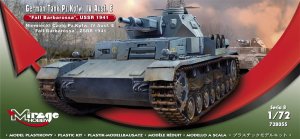 MIRAGE 728055 - 1:72 German Tank Pz.Kpfw. IV Ausf. E Fall Barbarossa USSR 1941