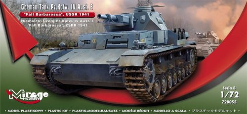 Przejdź do produktu MIRAGE 728055 - 1:72 German Tank Pz.Kpfw. IV Ausf. E Fall Barbarossa USSR 1941