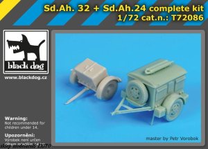 BLACK DOG T72086 - 1:72 S.d.Ah.32 + S.d.Ah.24 complete kit